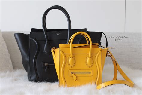 is celine luggage still in style|celine luggage tote size comparison.